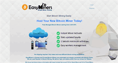 Desktop Screenshot of easyminers.com